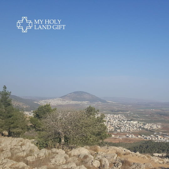 View of Mt. Tabor from Nazareth
